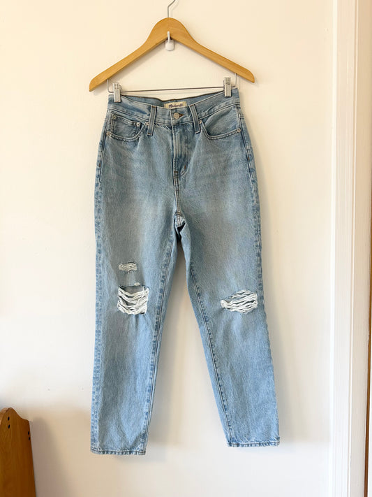 NWT Madewell The Perfect Vintage Jean Ripped Edition | Size 25