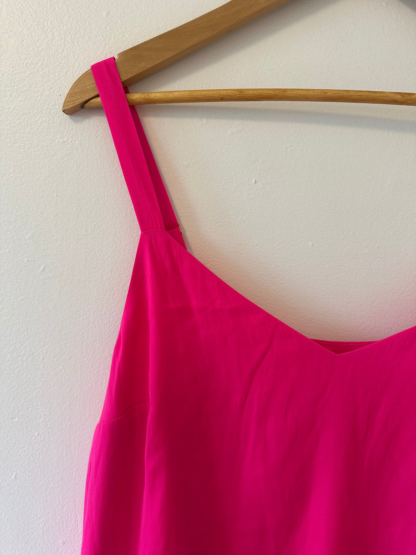 NWT Lilly Pulitzer Nadia Satin Cami in Pink Palms Size 10