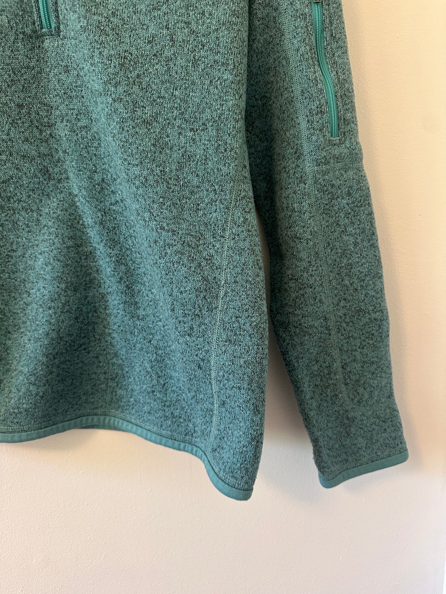 Patagonia Women’s 1/4 Zip Better Sweater Fleece in Beryl Green - Size Medium