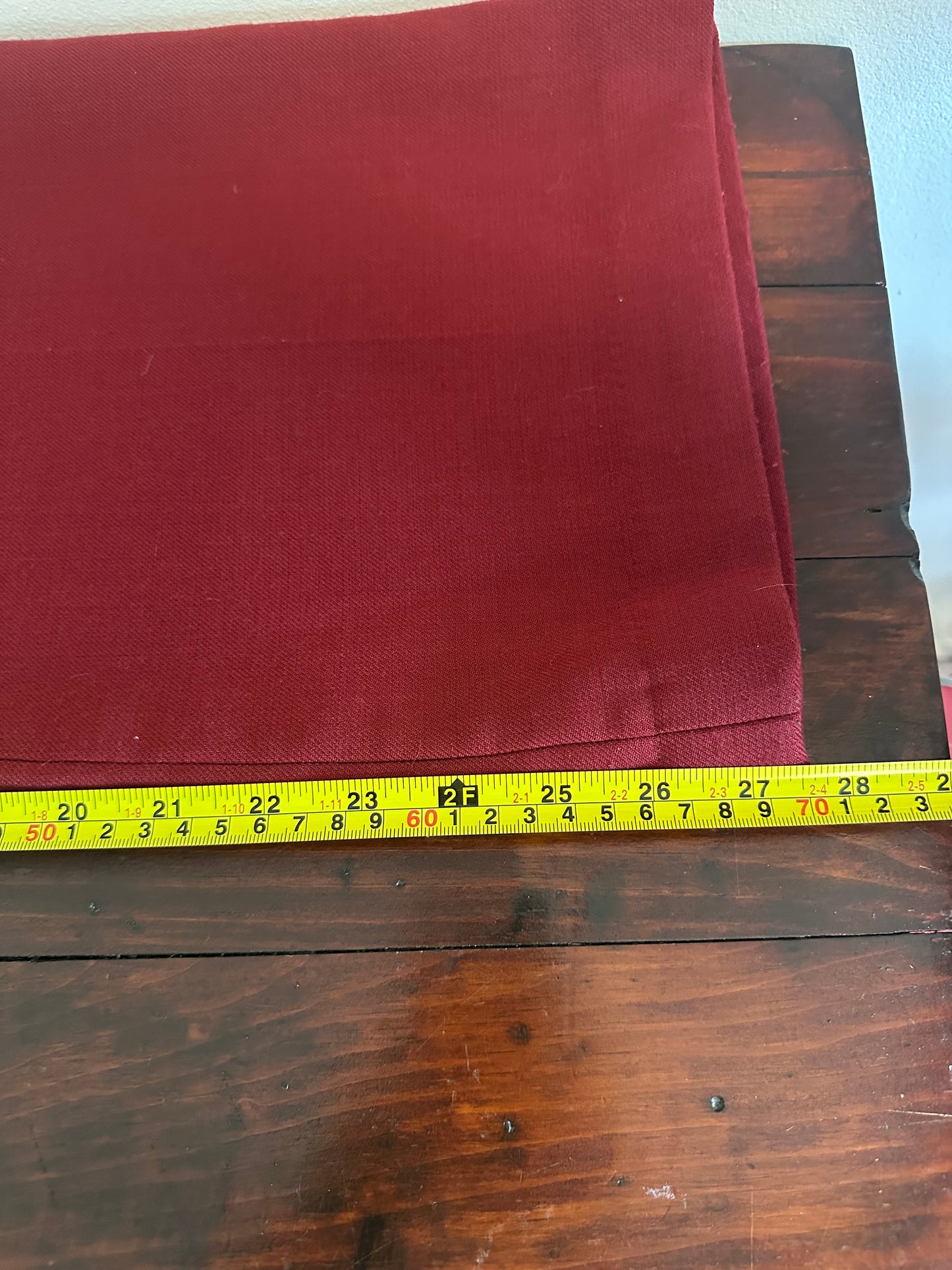 Sezane Marino Trousers in Burgundy - Size 40