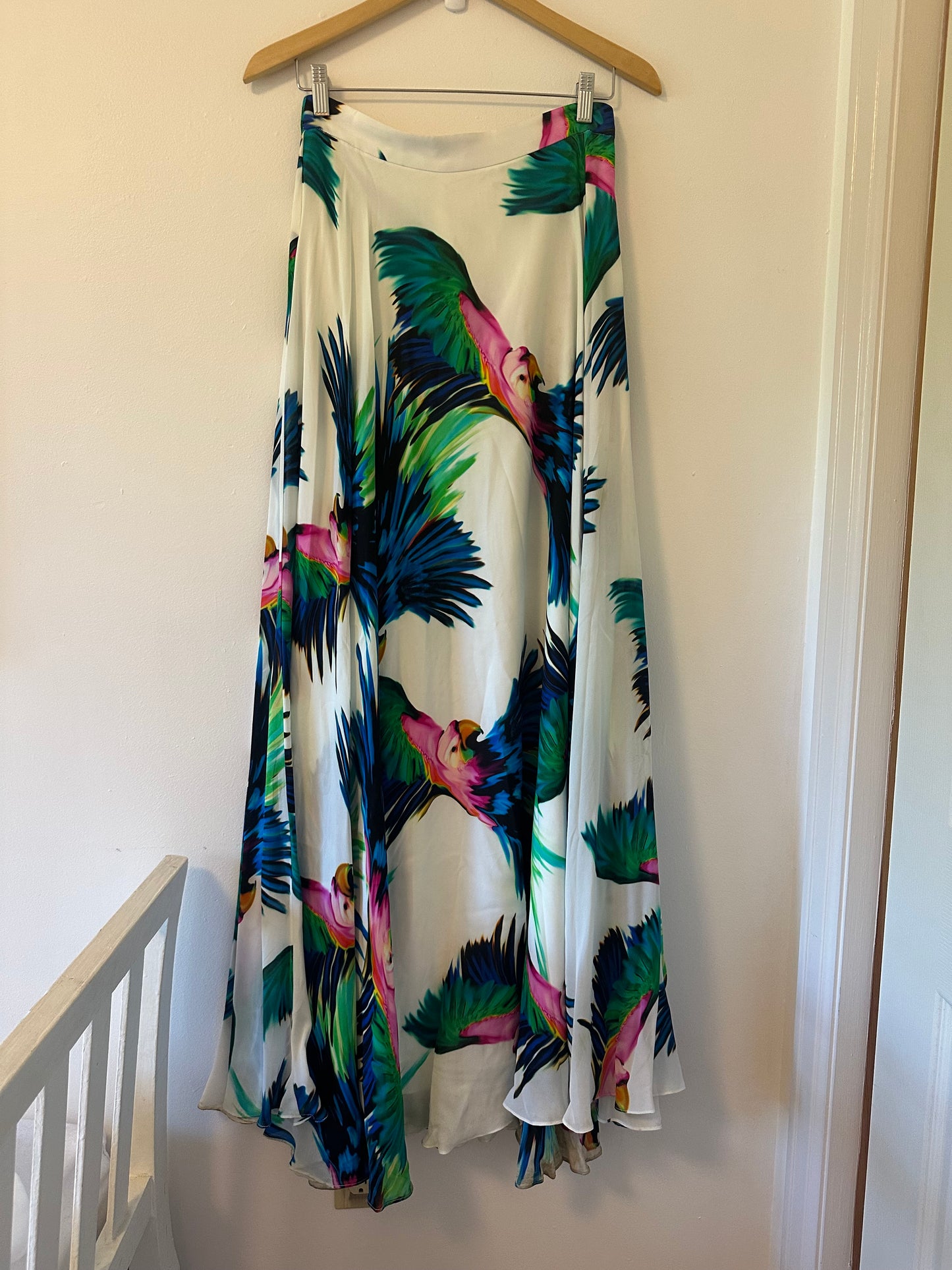 Milly Tropical Print Maxi Skirt Size 8