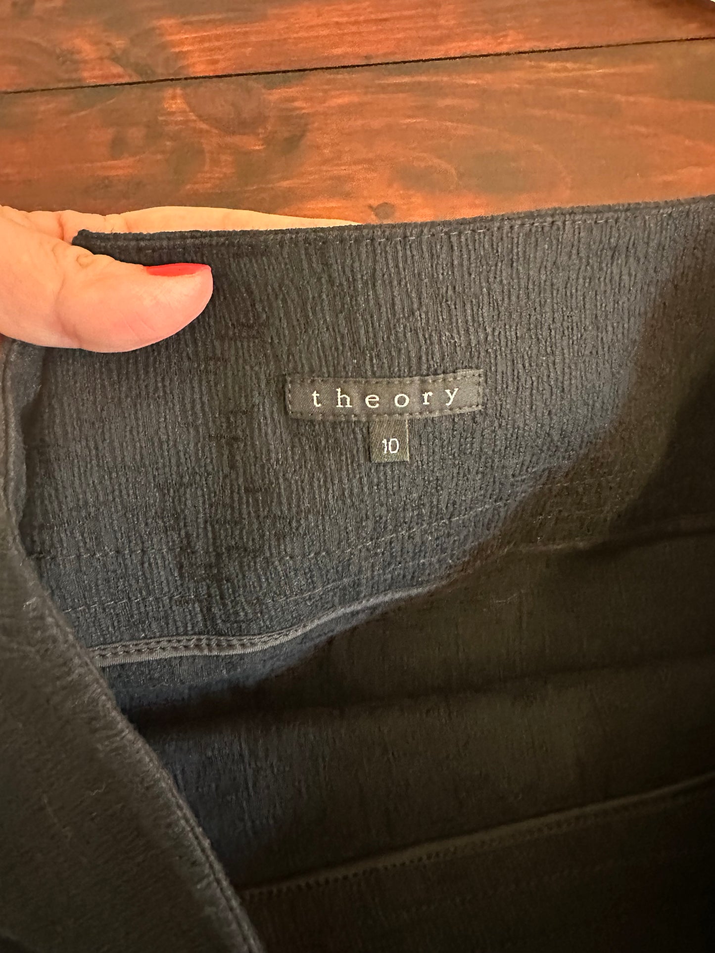 Theory Black Women's Mini Skirt Size 10