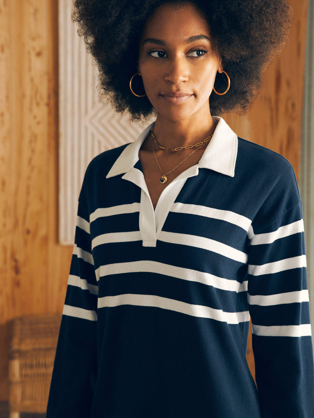 Faherty Rugby Jersey Dress Size Small