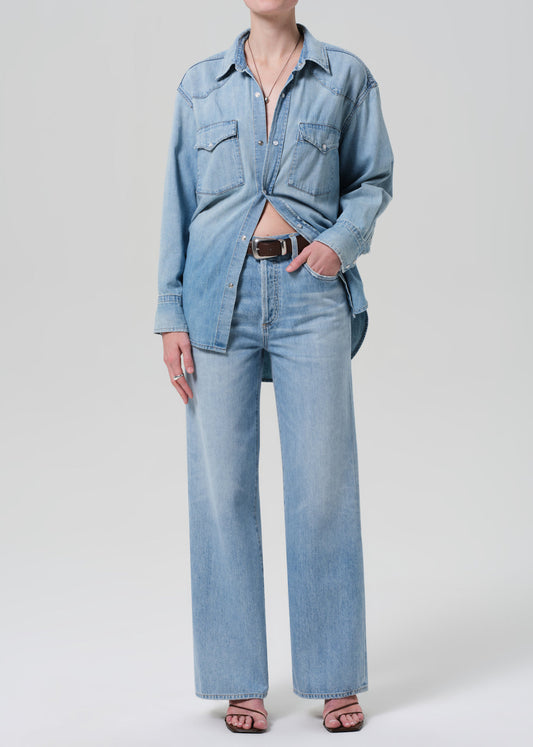 Citizens Of Humanity Annina Light Blue Straight Leg Jeans | Size 29