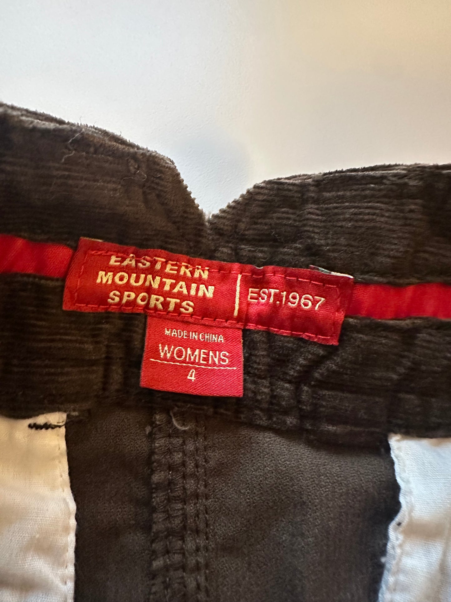 Eastern Mountain Sports Brown Corduroy Mini Skirt - Size 4