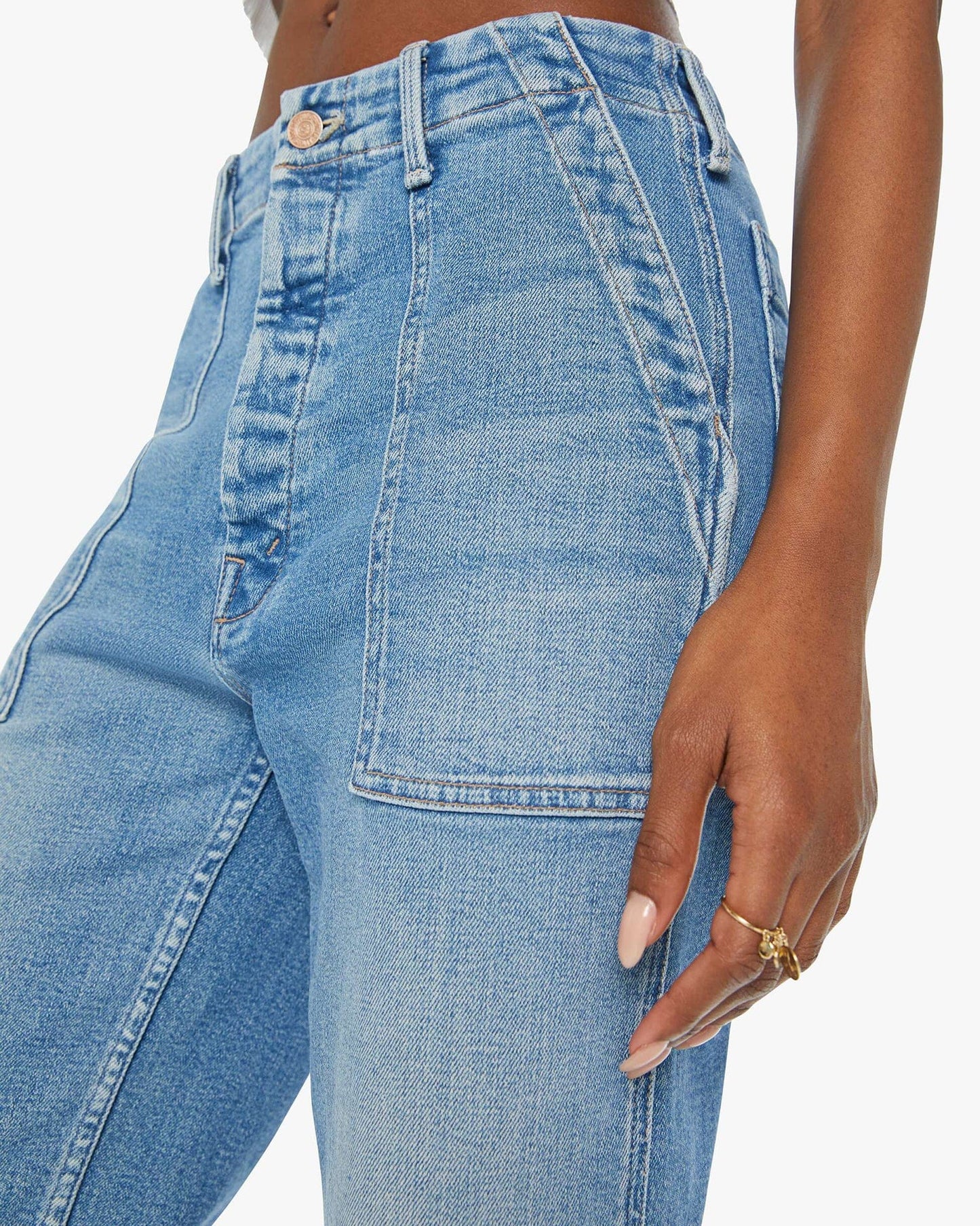 MOTHER The Patch Pocket Private Flood In Flag Me Down - Size 26