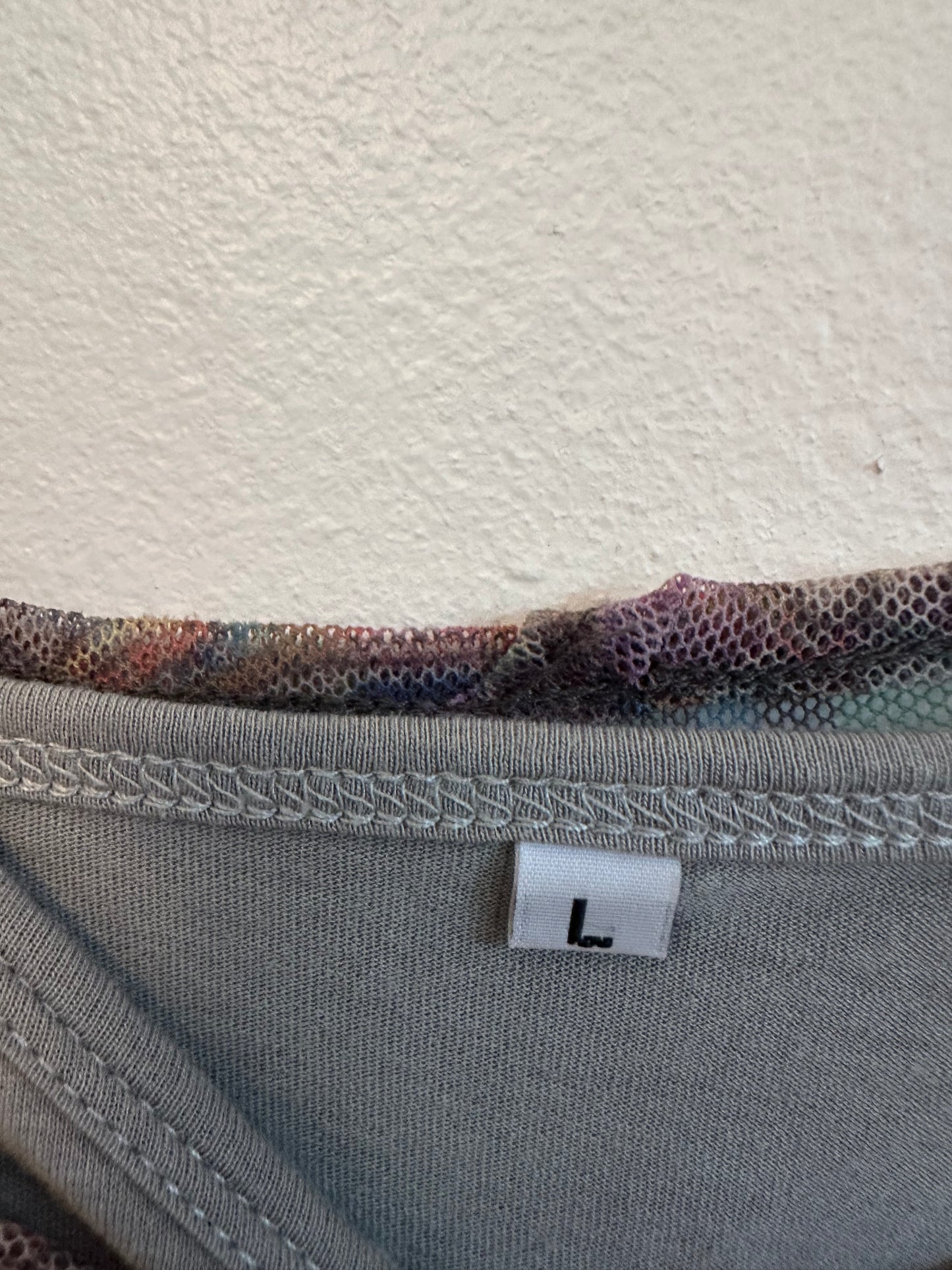 Johnny Was Matisse Mesh Slip Dress in Multi | Size Large