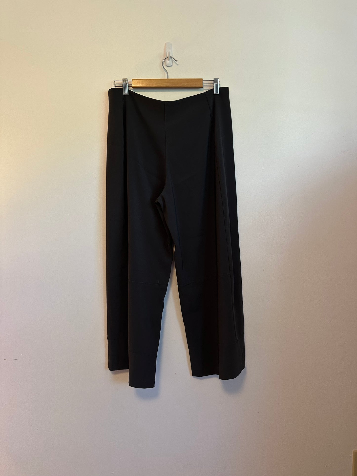 Porto Wide Leg Olive Green Trousers | Size 3 (Large)