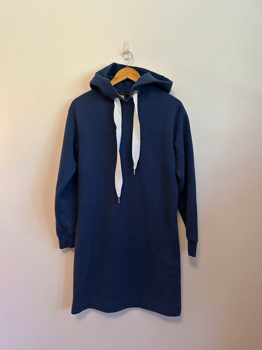 Marc by Marc Jacobs Navy Blue Hooded Sweatshirt Dress | Size Small