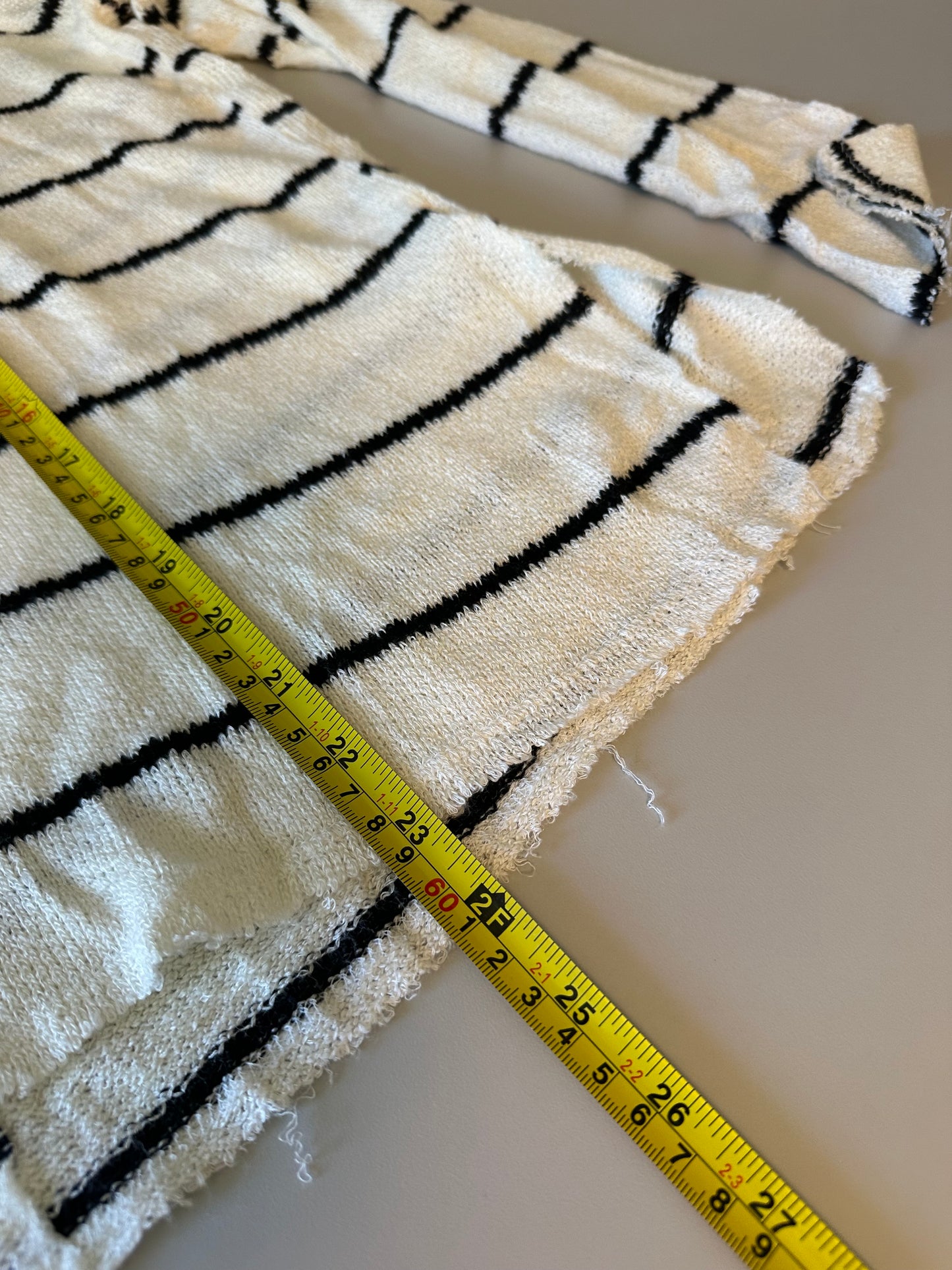 Six Fifty Lightweight Striped Crewneck Beach Sweater | Size Small