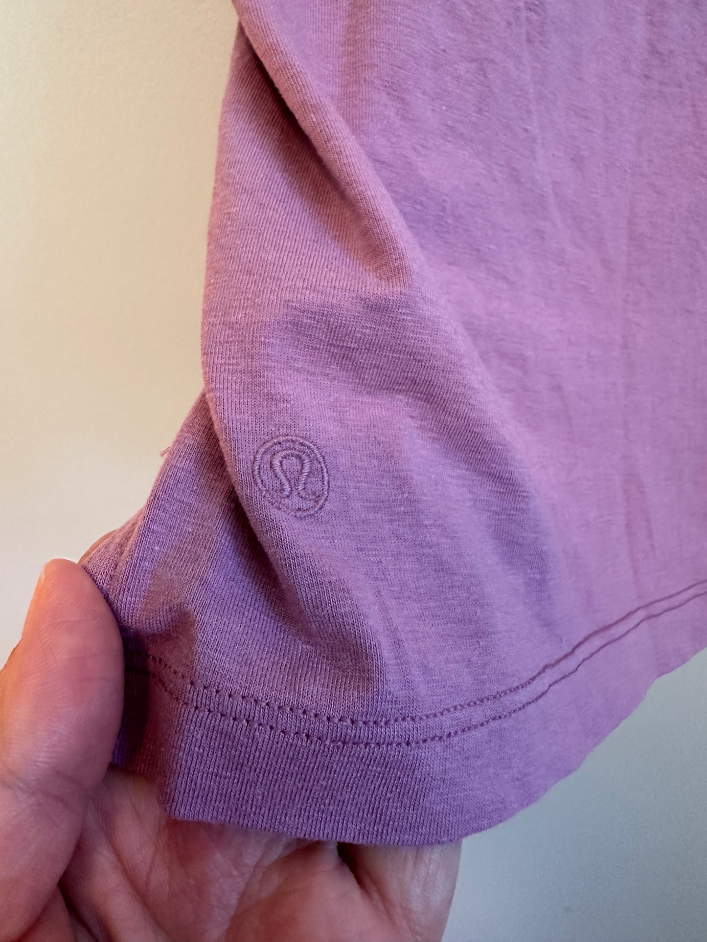 Lululemon Short Sleeve Basic T-Shirt in Pink