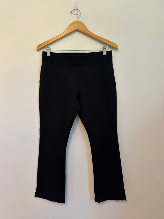 American Giant Black Kick Flare Pants | Size 10