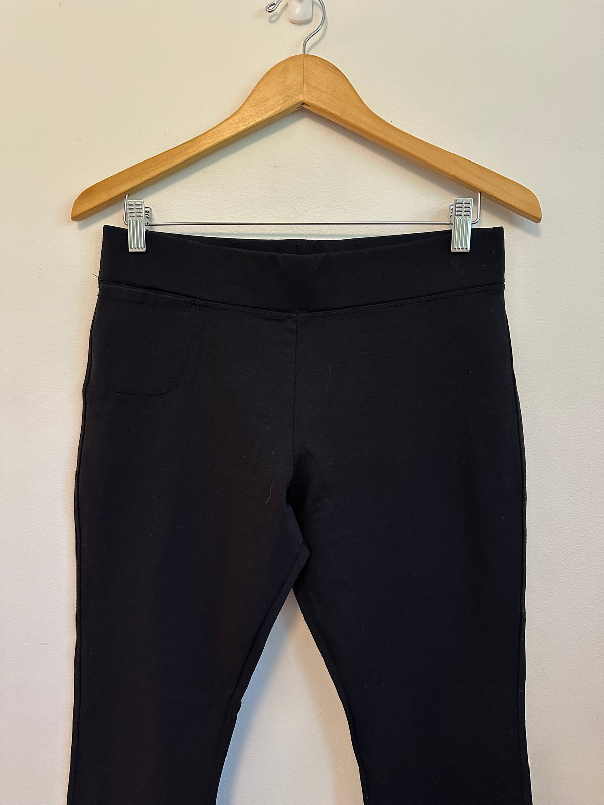 American Giant Black Kick Flare Pants | Size 10