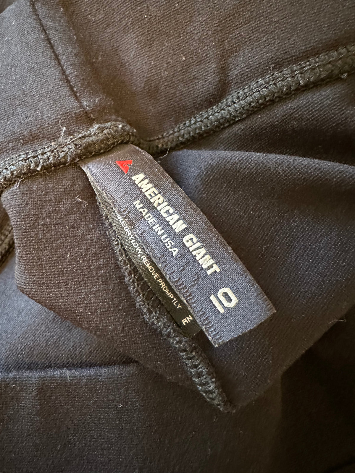 American Giant Black Kick Flare Pants | Size 10