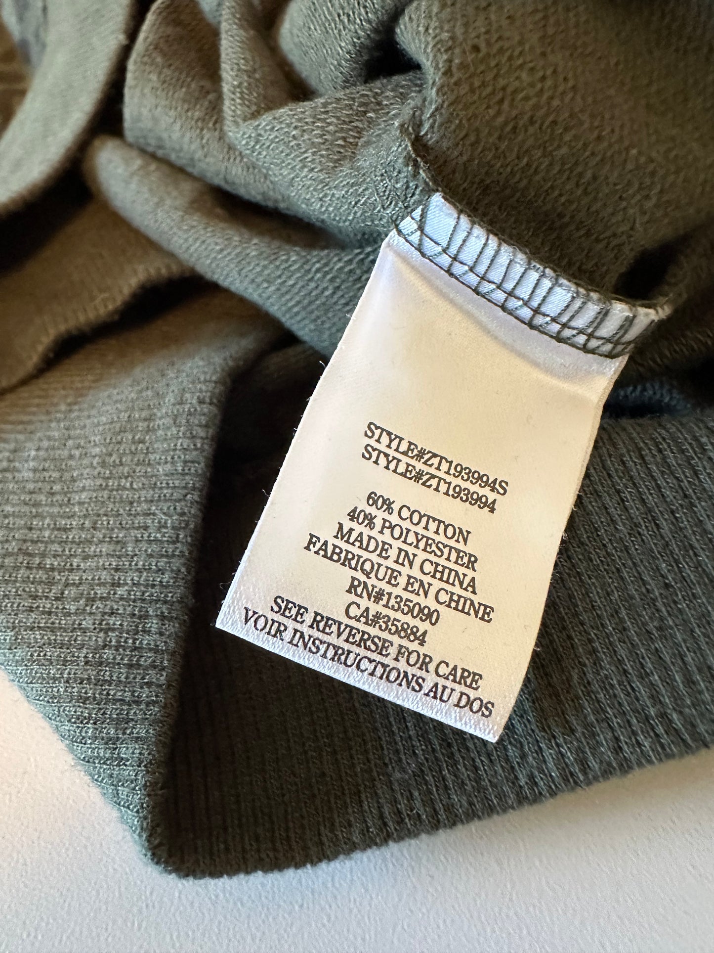 Z Supply Leopard Print Olive Green Pullover Crewneck Sweatshirt | Size Small