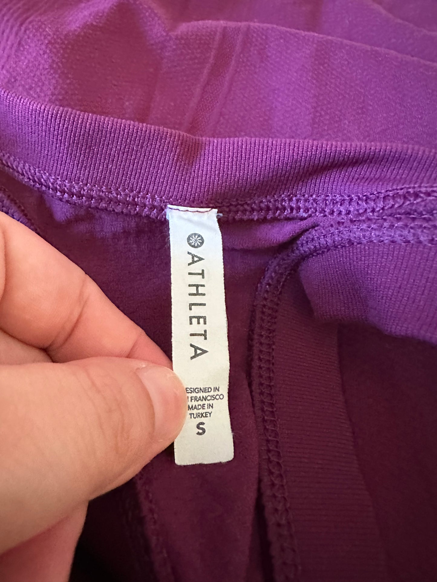 Athleta Momentum Seamless Racerback Purple Running and Gym Tank Top | Size Small