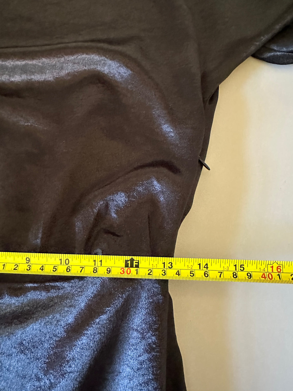 Banana Republic Black Satin Split Sleeve Mini Dress | Size 2