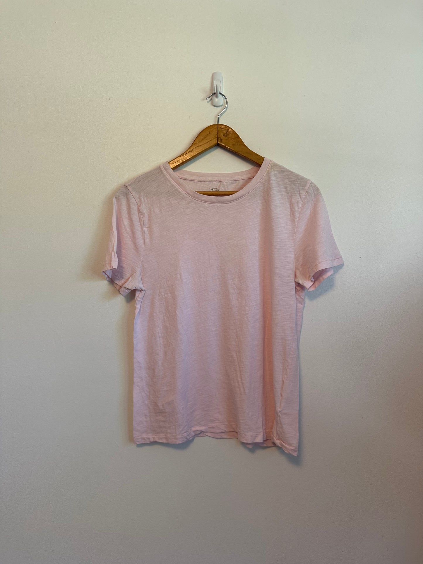J. Crew Baby Pink Short Sleeve Crewneck T-Shirt | Size Medium