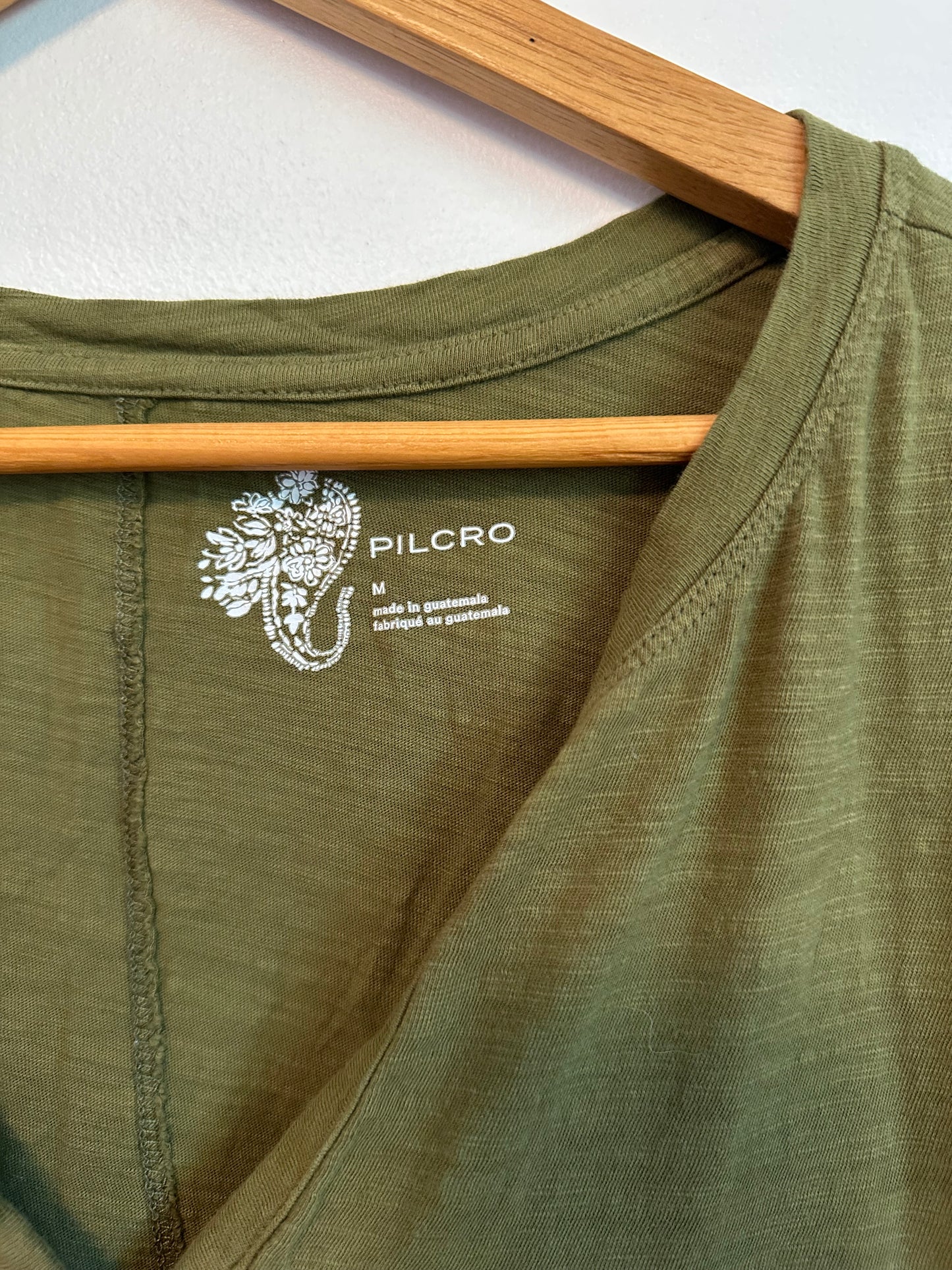 Pilcro Babydoll Short Sleeve Cotton T-Shirt | Size Medium