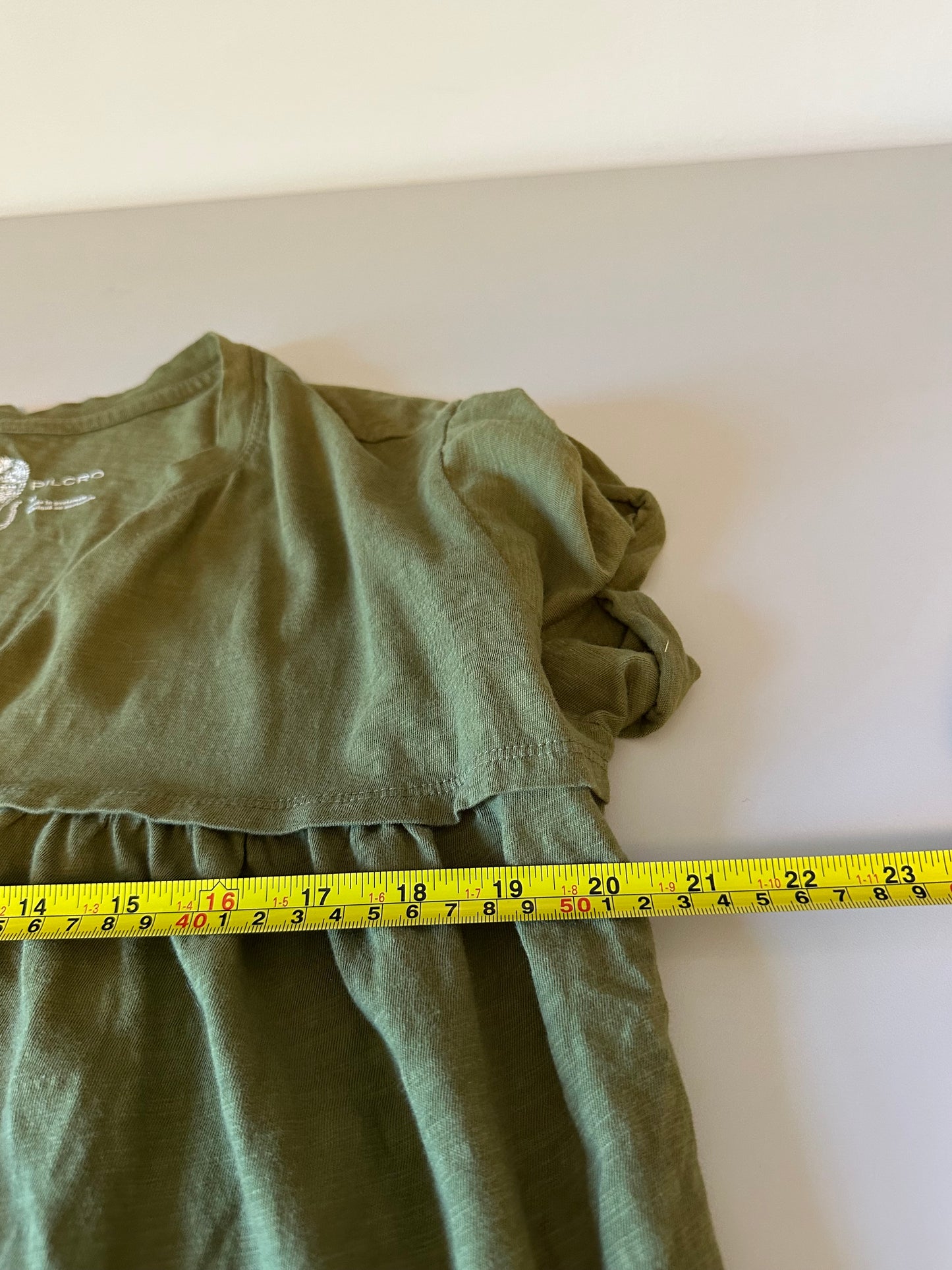 Pilcro Babydoll Short Sleeve Cotton T-Shirt | Size Medium