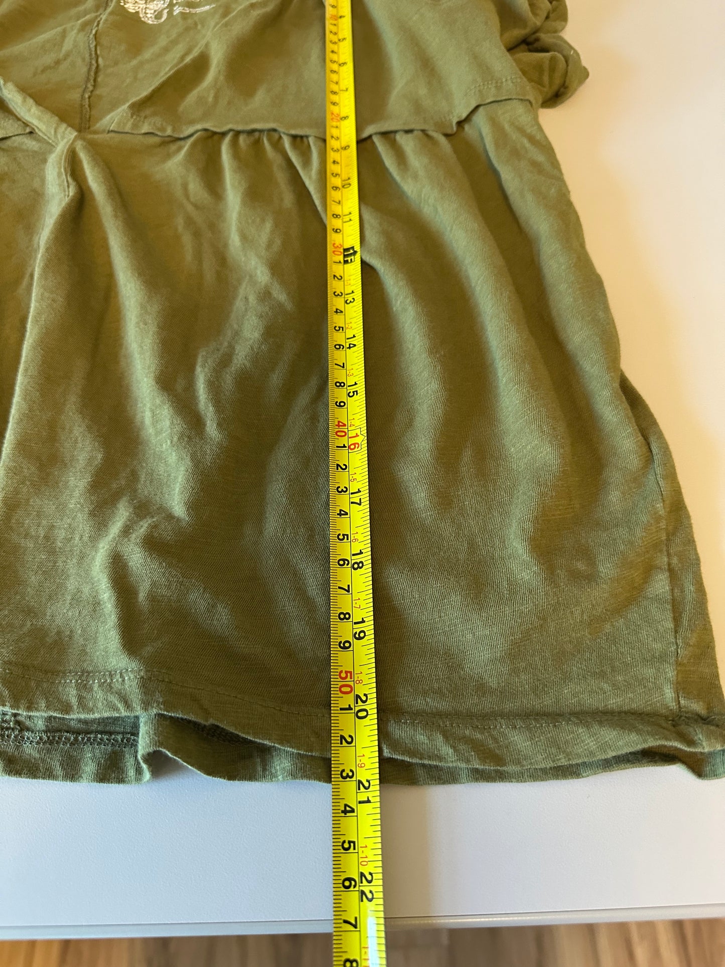 Pilcro Babydoll Short Sleeve Cotton T-Shirt | Size Medium