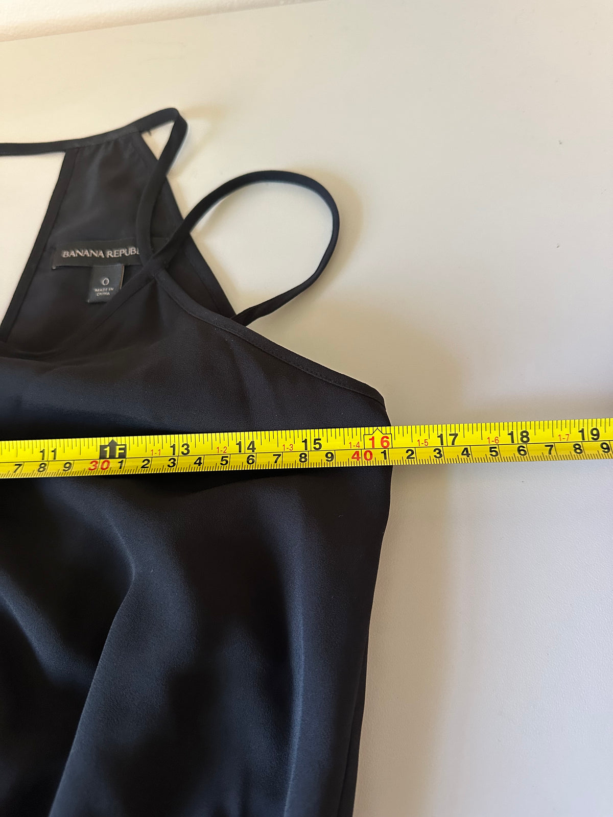 Banana Republic Black Double Strap Cutout Back Mini Dress | Size 0