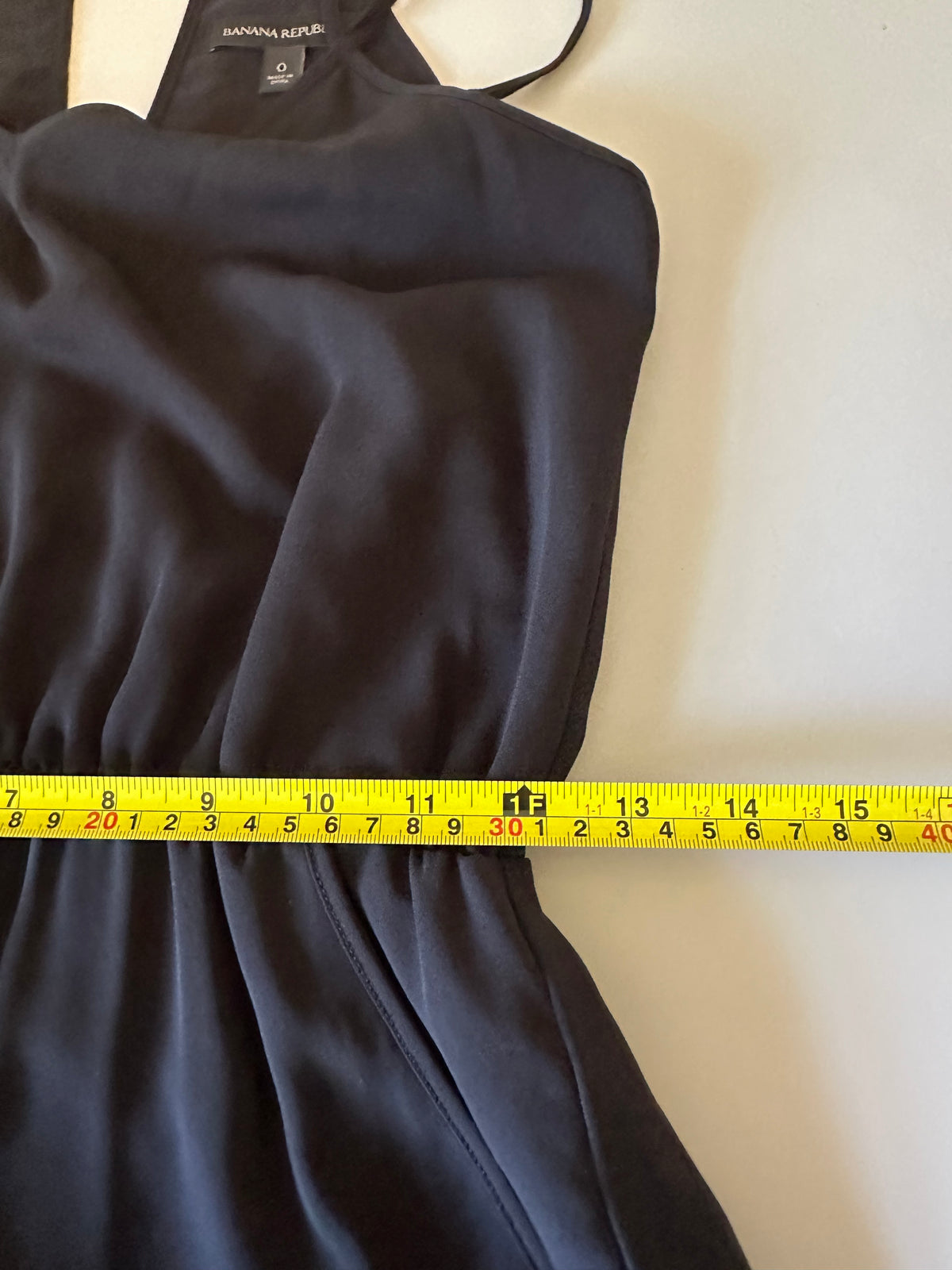 Banana Republic Black Double Strap Cutout Back Mini Dress | Size 0