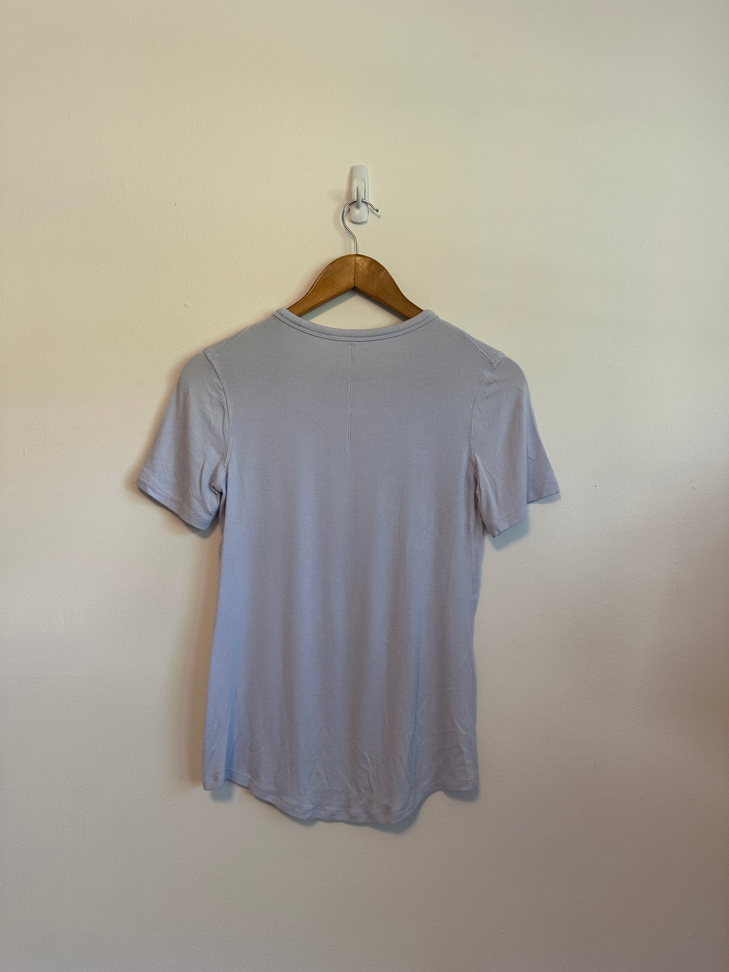 Lululemon Baby Ribbed Short Sleeve T-Shirt in Pale Purple