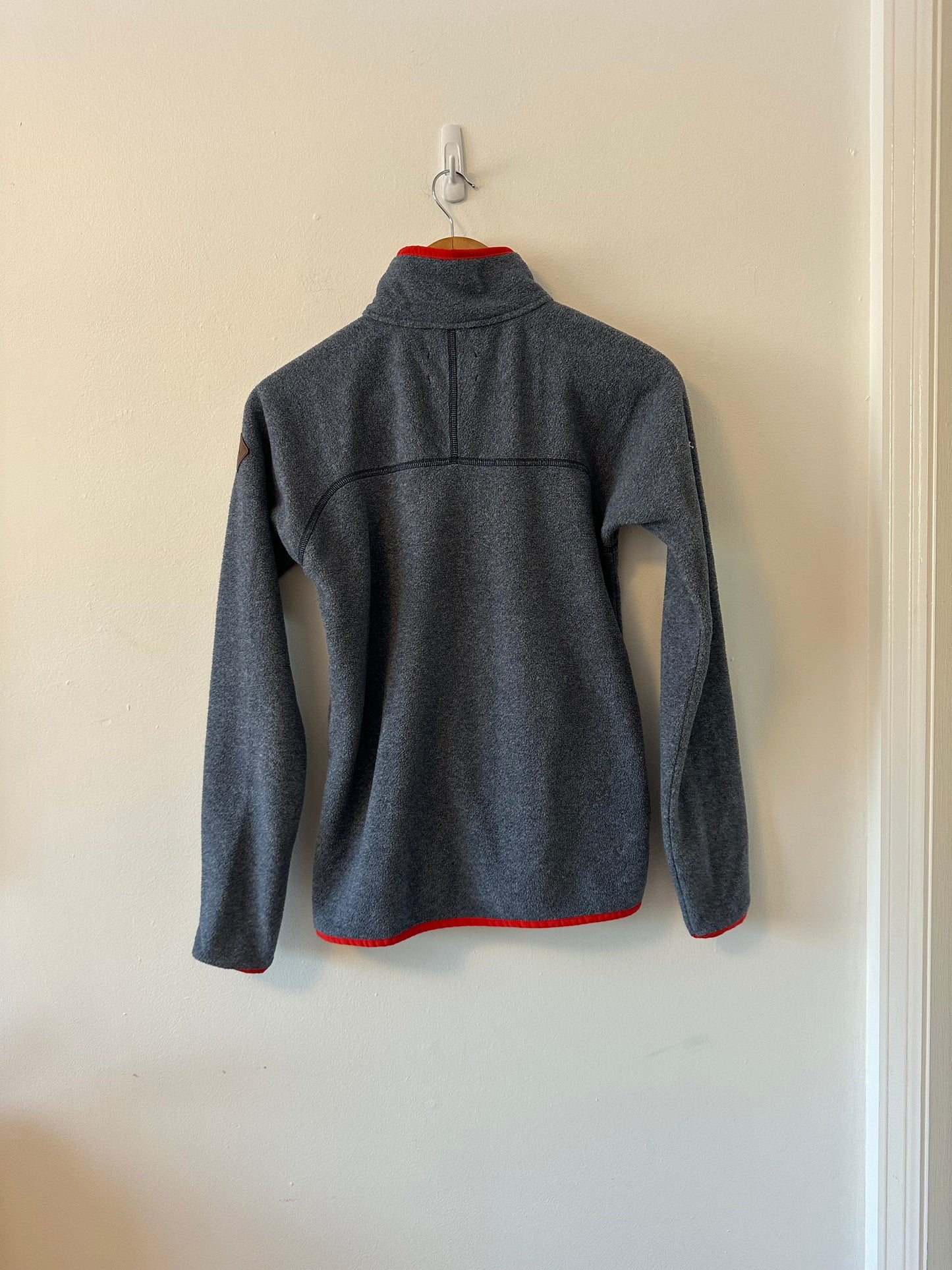 Burton Anouk Dryride Fleece Anorak in Navy Heather | Size XS