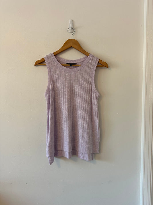 Banana Republic Ribbed Sleeveless Knit Tank Top in Lilac | Size XS