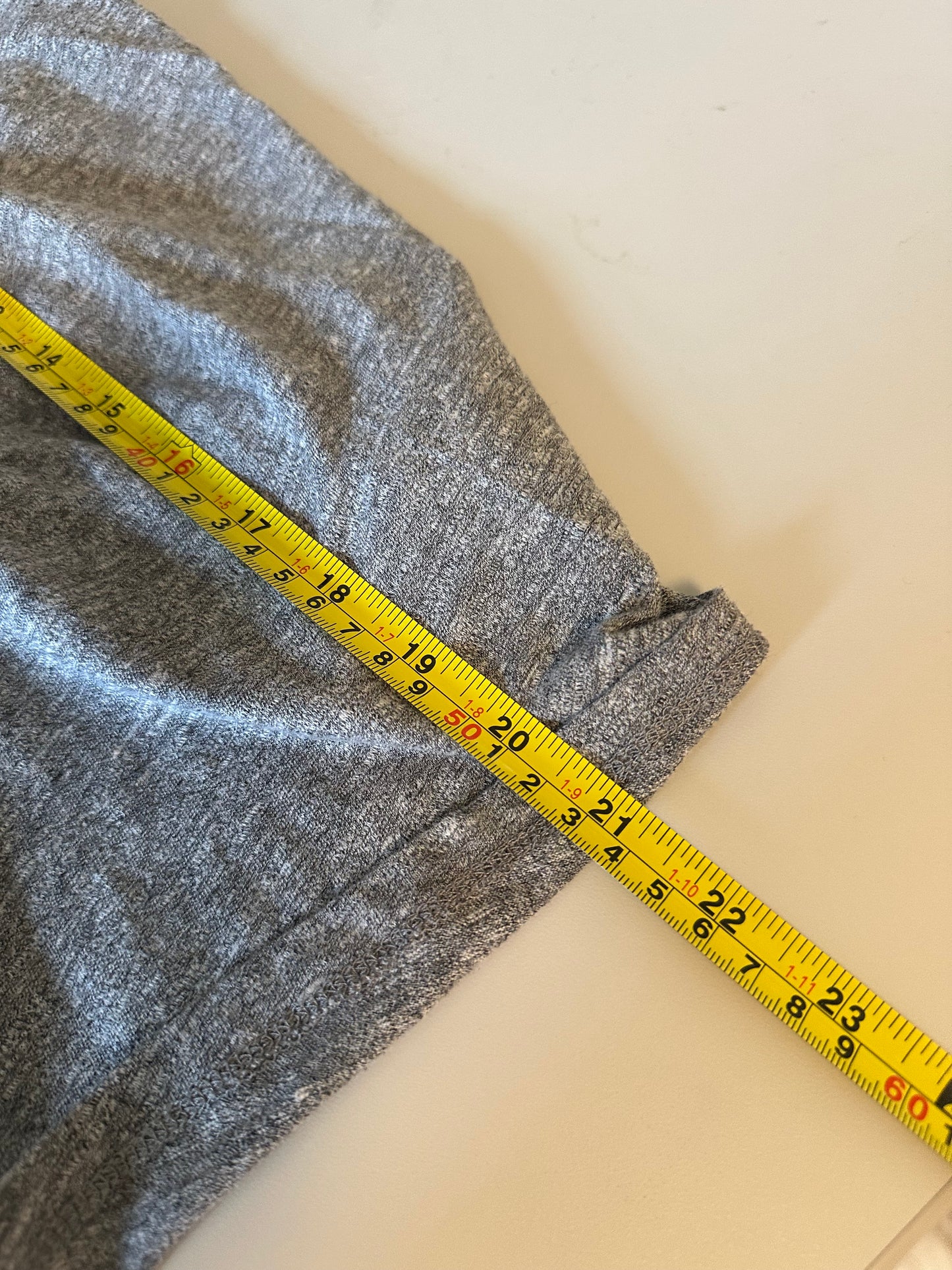 J. Crew Gray Heathered Twist Back Cotton Knot Tank Top| Size Medium