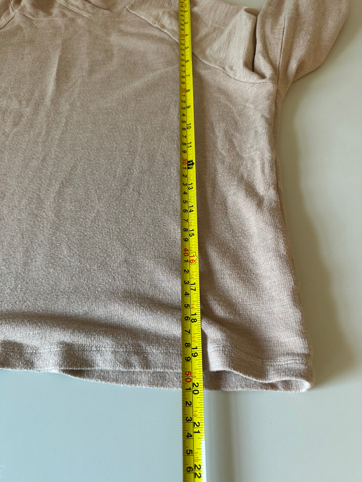 Monrow Mauve Heathered French Terry Raglan Hoodie | Size Small