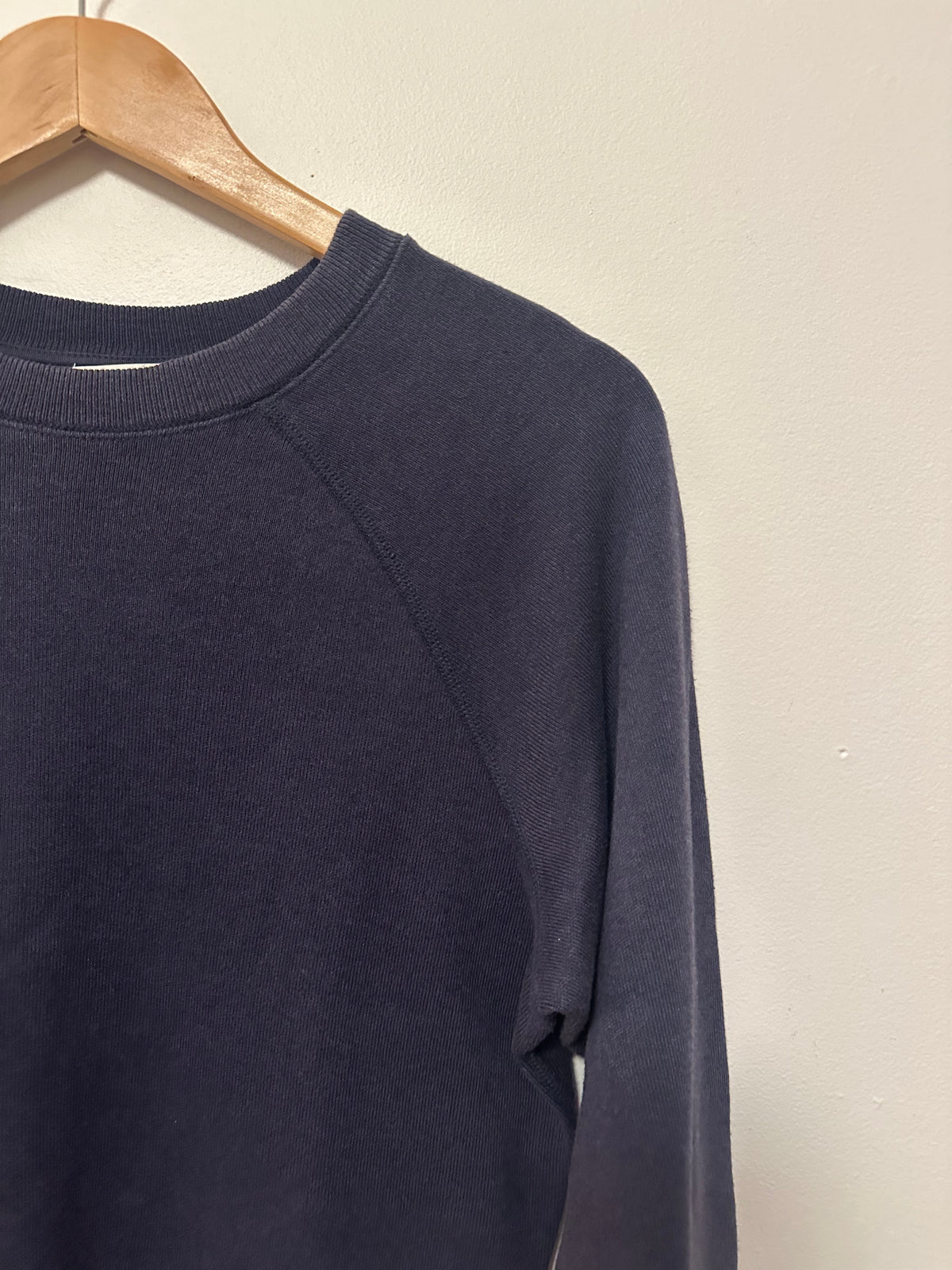 NWT Banana Republic Navy Blue Raglan Sleeve Crew Neck Sweatshirt | Size Small