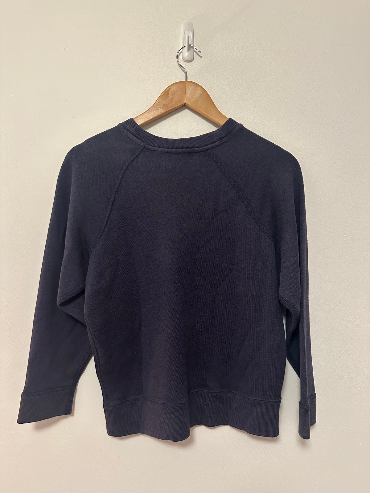 NWT Banana Republic Navy Blue Raglan Sleeve Crew Neck Sweatshirt | Size Small