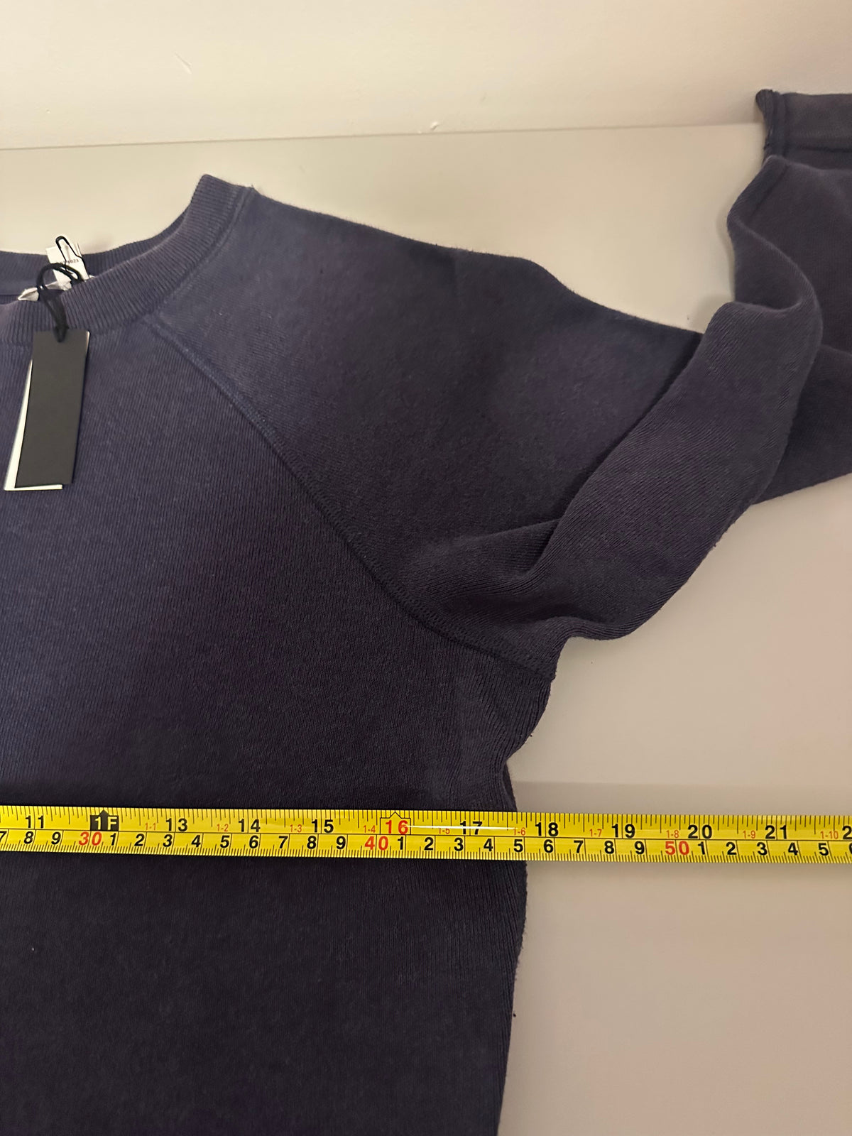 NWT Banana Republic Navy Blue Raglan Sleeve Crew Neck Sweatshirt | Size Small