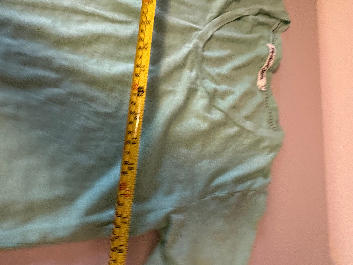 Michael Stars Mint Green Supima Cotton V-Neck Short Sleeve T-Shirt | One Size