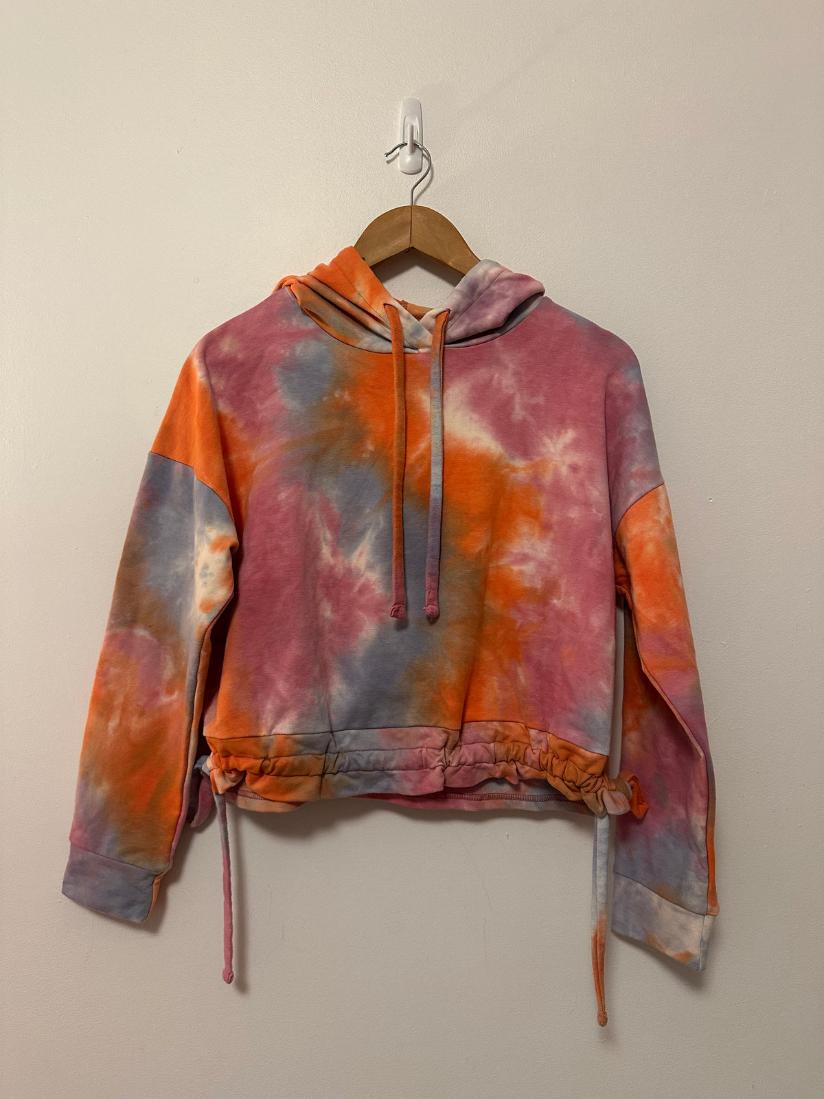 BLANKNYC Tie Dye Cropped Hoodie | Size XS