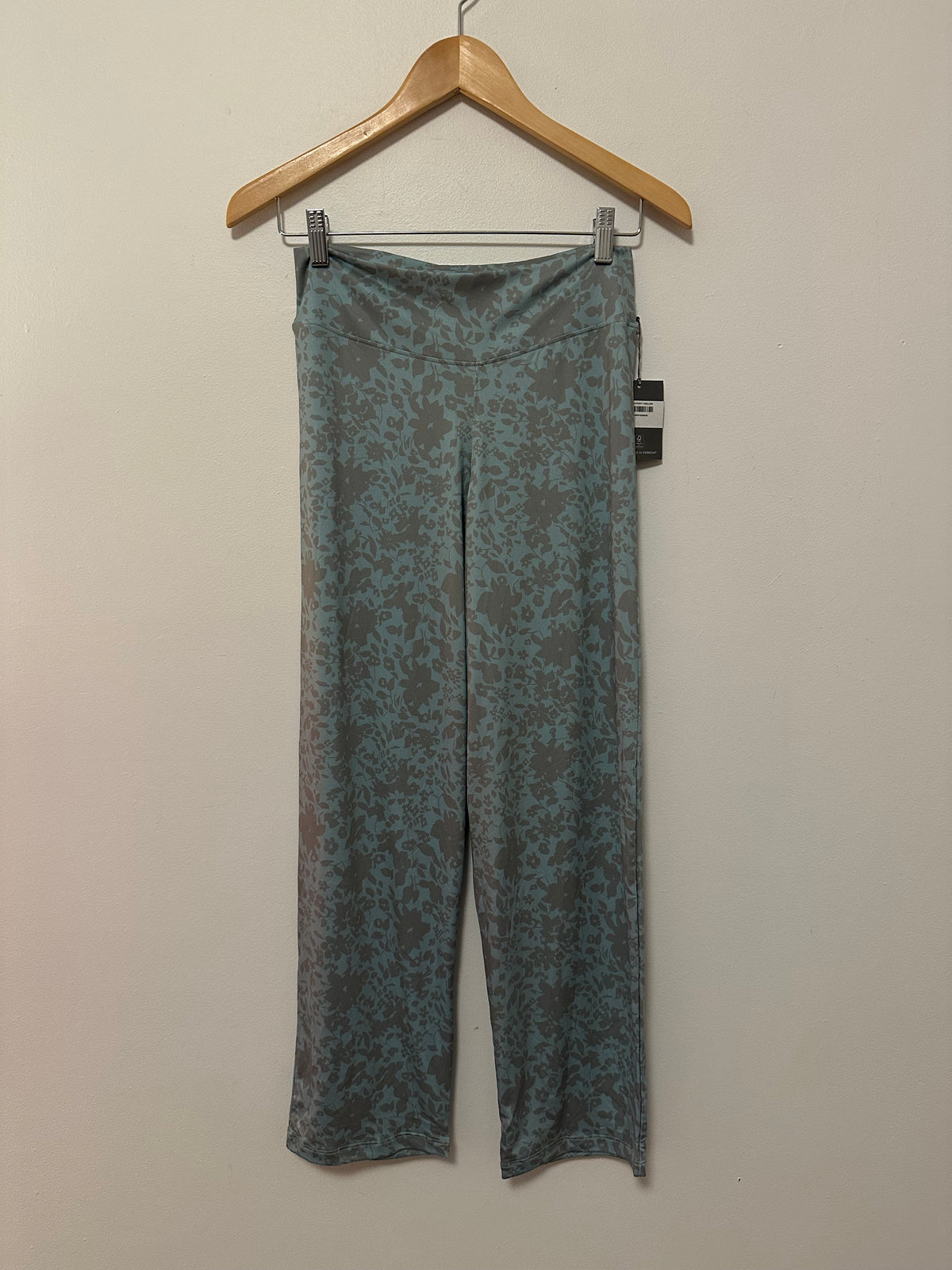 NWT Skida Blue Floral Shadow Visca Wide Leg Pants | Size 1 (Small)