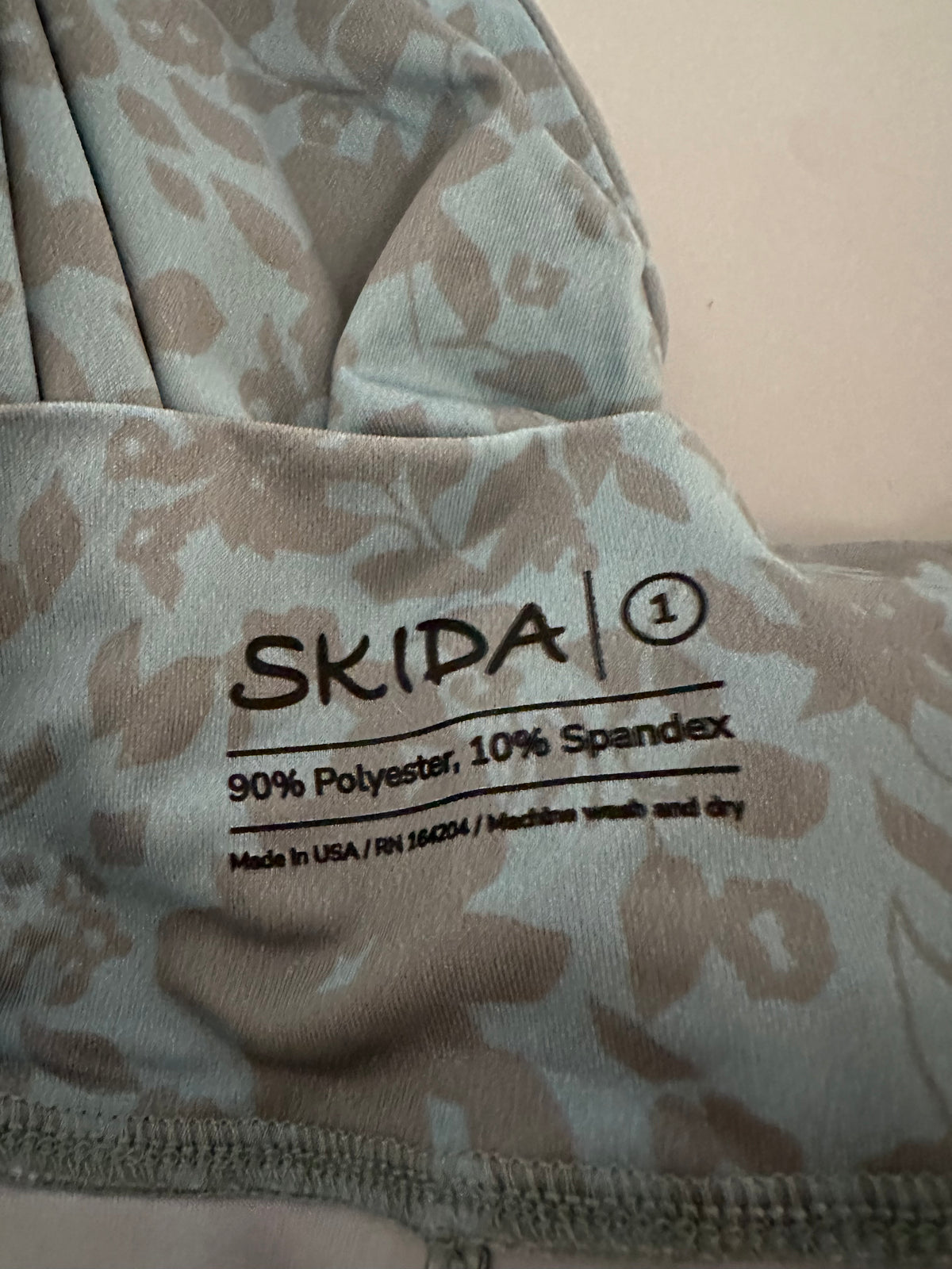NWT Skida Blue Floral Shadow Visca Wide Leg Pants | Size 1 (Small)