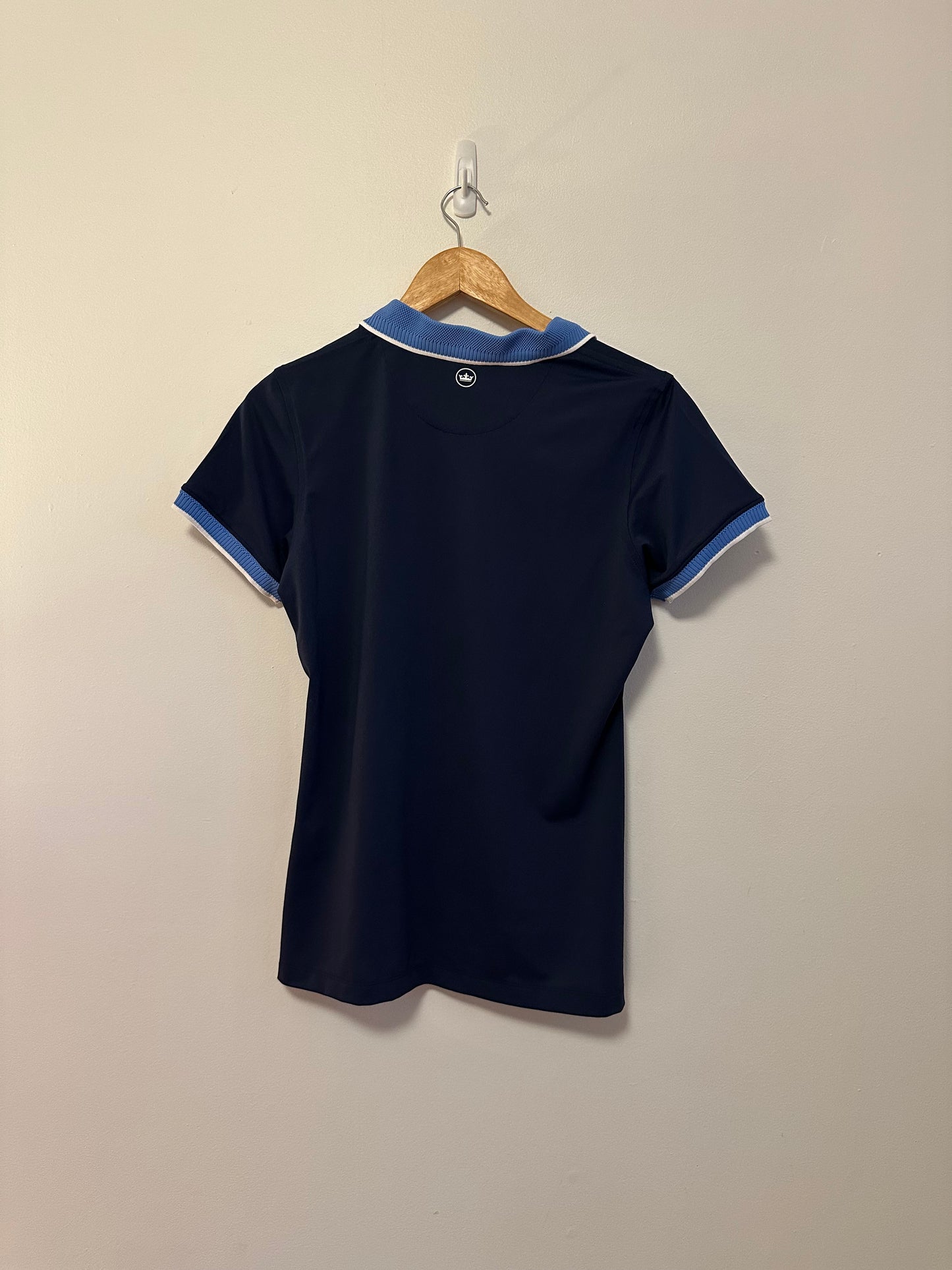 NWT Peter Millar Burlington Country Club Performance Polo in Navy Blue | Size Medium