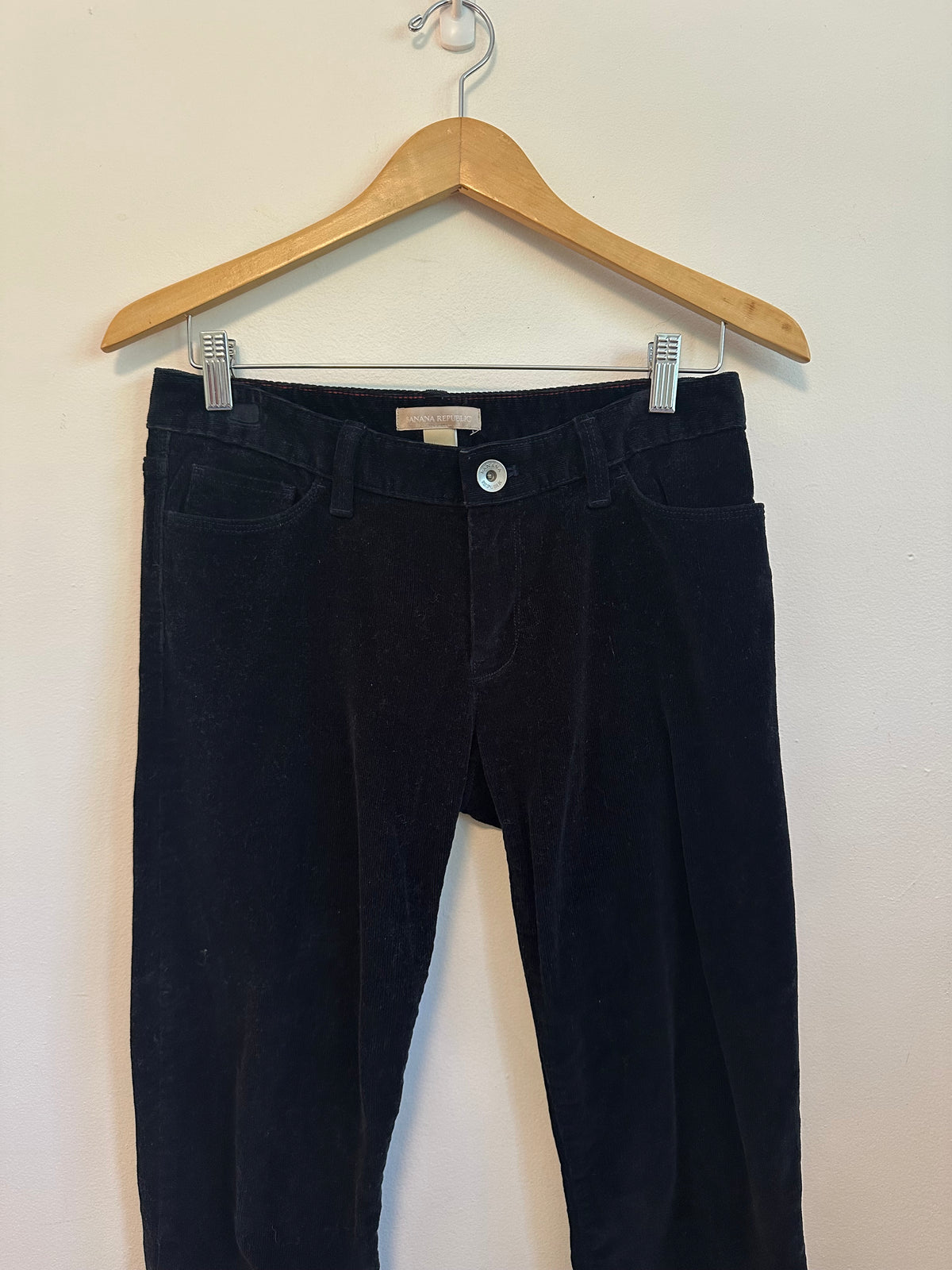 Banana Republic Black Corduroy Skinny Pants | Size 27