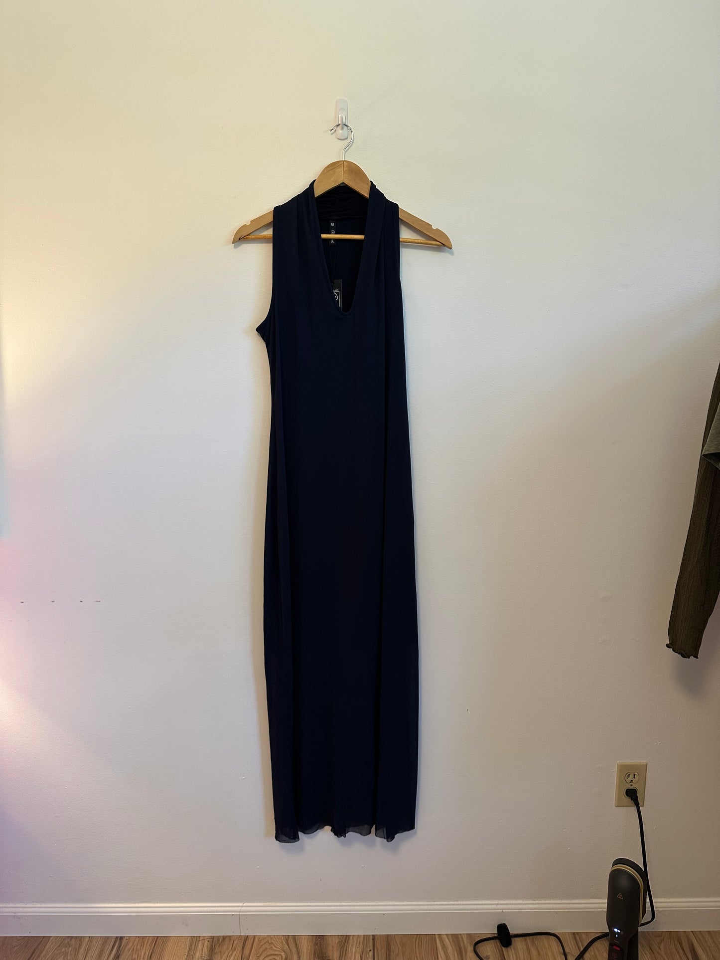 NWT Viereck Mesh Vodka Dress in Navy Blue | Size Medium