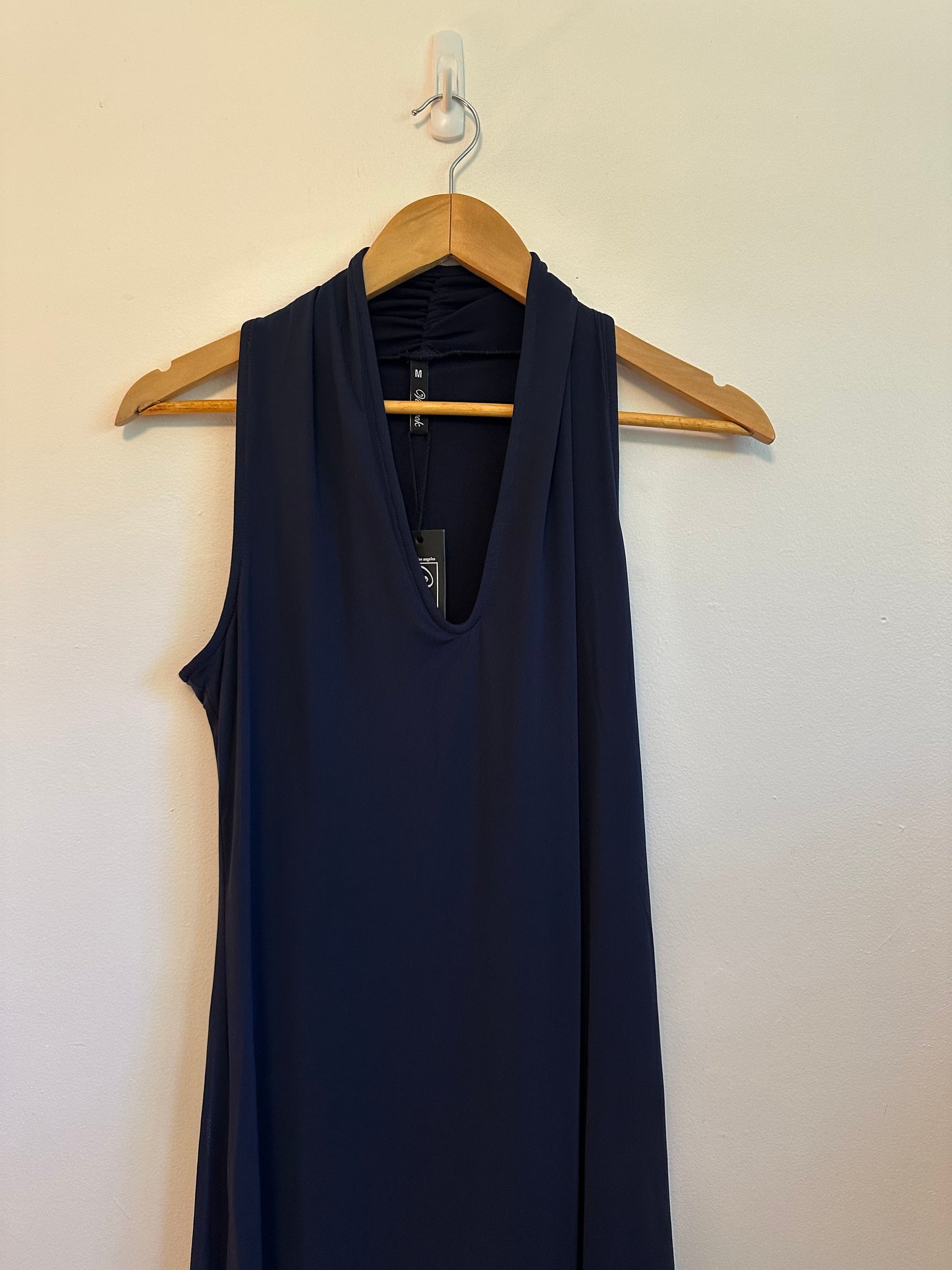 NWT Viereck Mesh Vodka Dress in Navy Blue | Size Medium