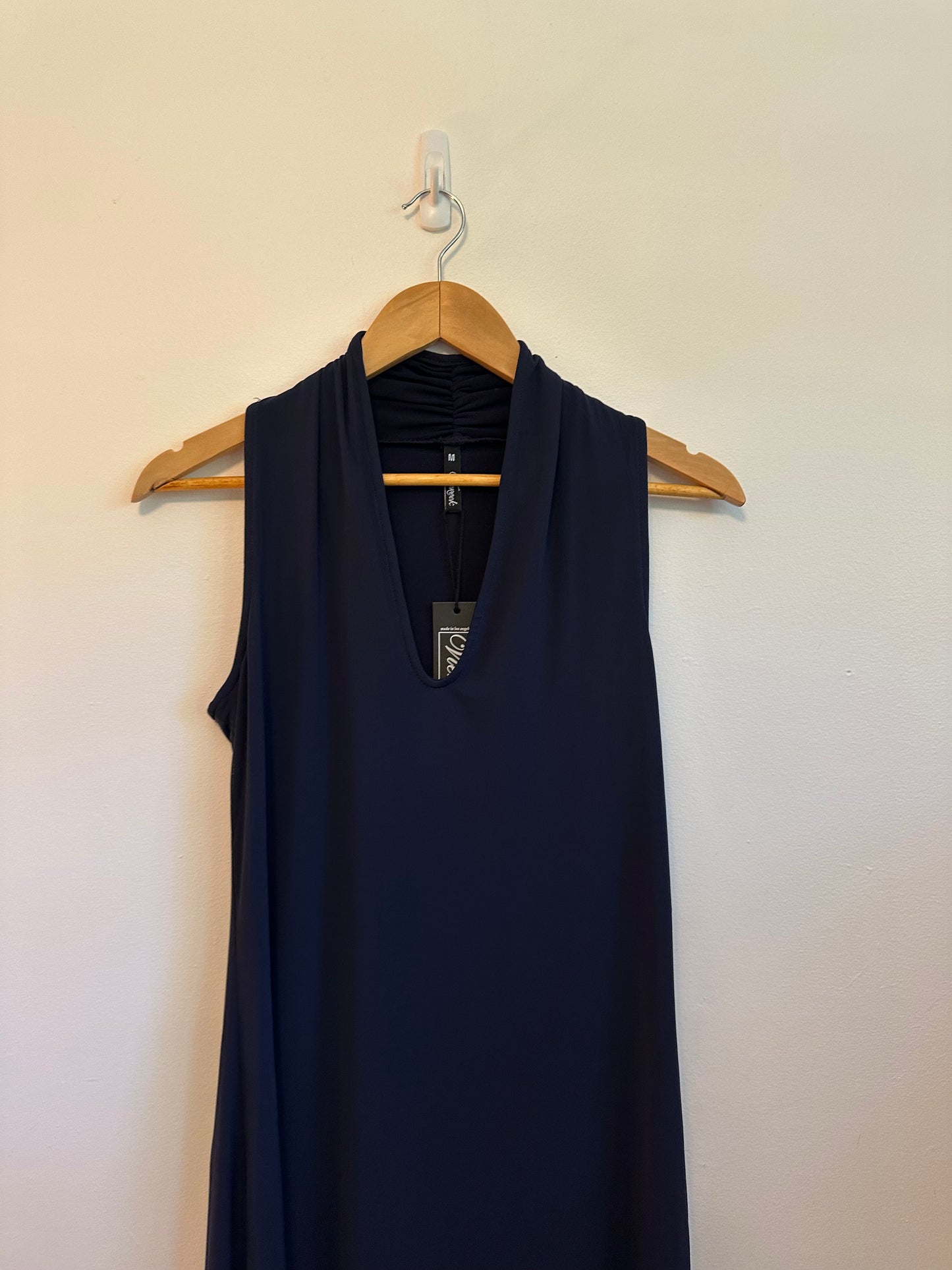 NWT Viereck Mesh Vodka Dress in Navy Blue | Size Medium