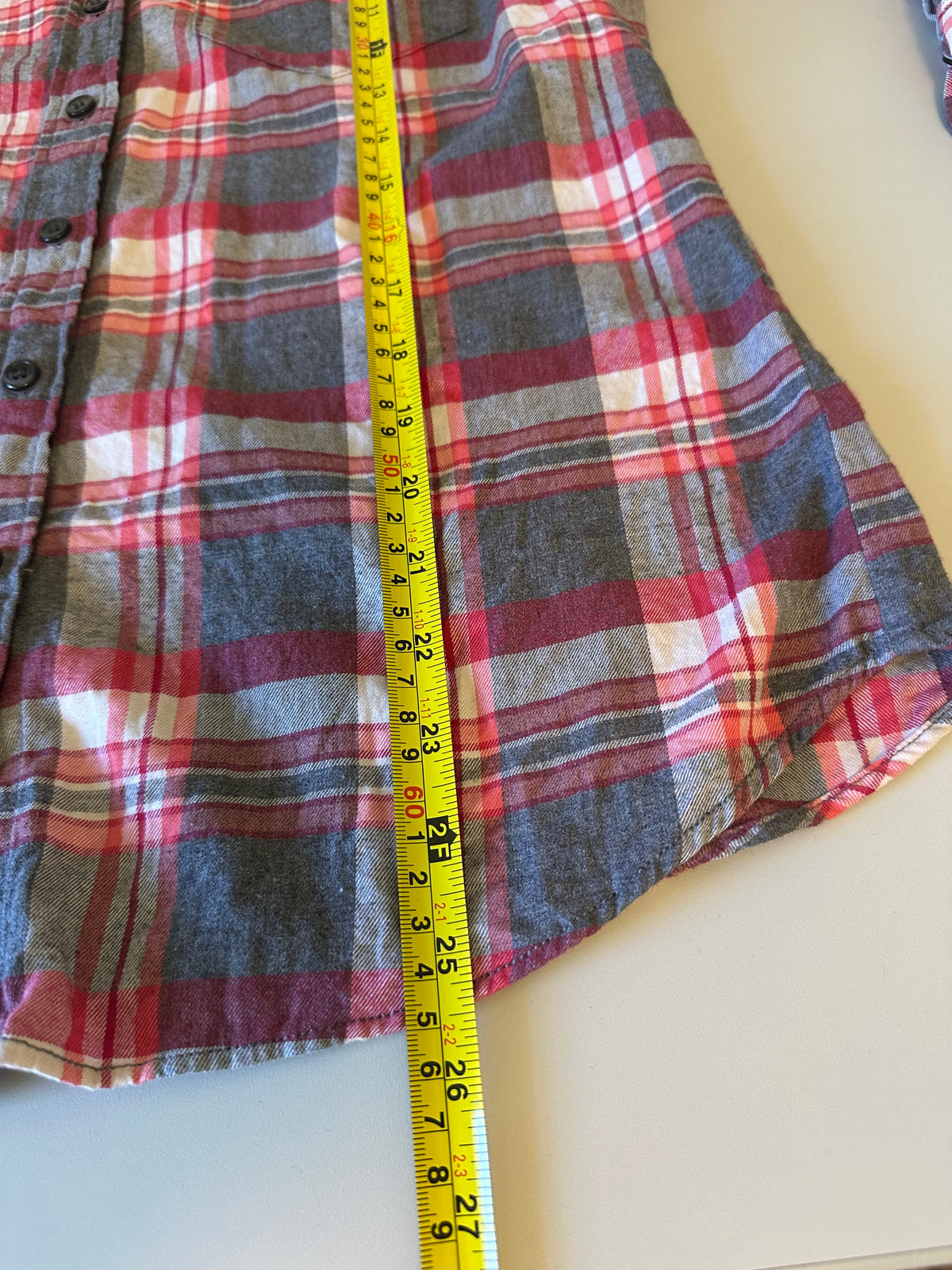 J. Crew Perfect Fit Cotton Flannel Plaid Button Down Shirt | Size XS
