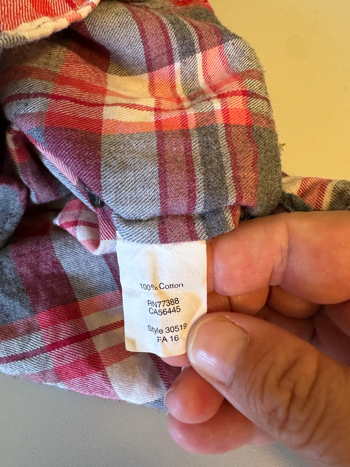 J. Crew Perfect Fit Cotton Flannel Plaid Button Down Shirt | Size XS