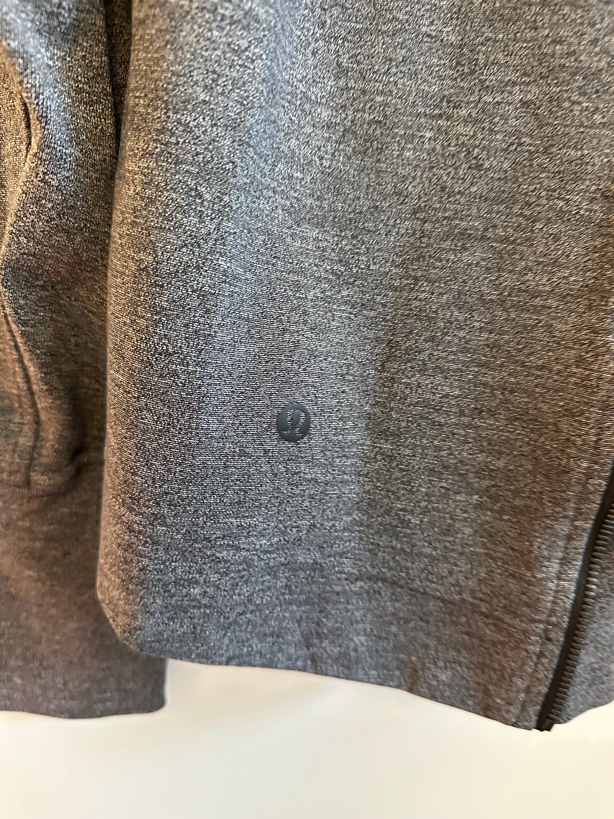 Lululemon Heathered Grey Back Zip Hooded Jacket | Size 4