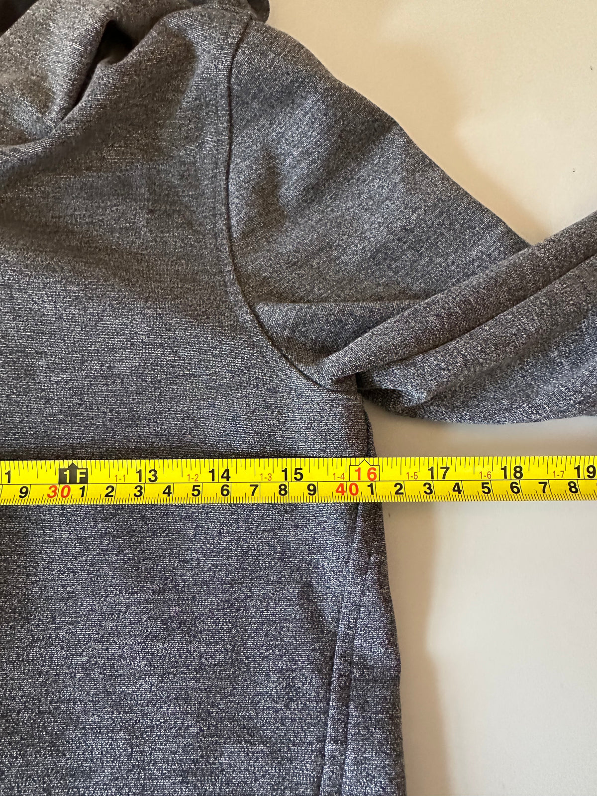 Lululemon Heathered Grey Back Zip Hooded Jacket | Size 4