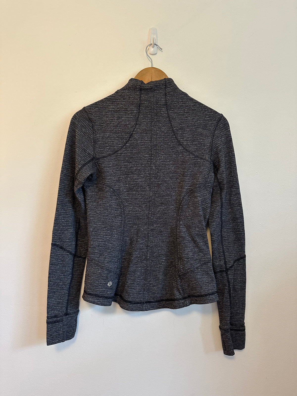 Lululemon Define Full Zip Jacket in Charcoal Grey Space Dye