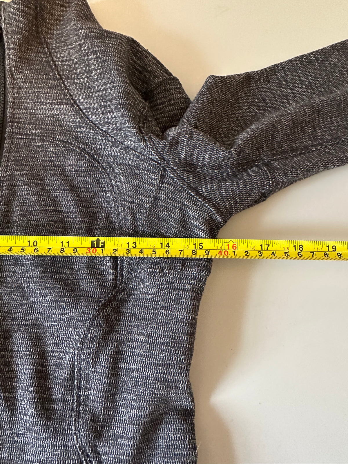 Lululemon Define Full Zip Jacket in Charcoal Grey Space Dye